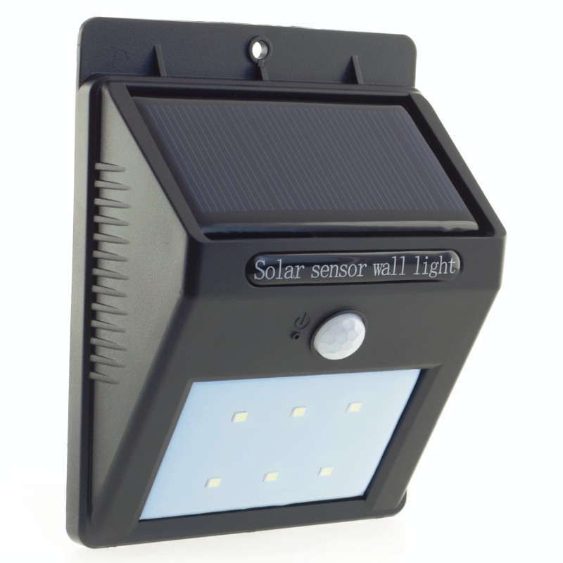 Solar-Wandlampe mit Bewegungssensor, Paneel 1W, SL09P